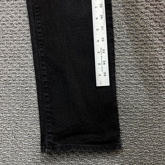 J.Crew Jeans 484 Slim Men's Size 36 Black Mid Rise 31in Inseam - Picture 6 of 14